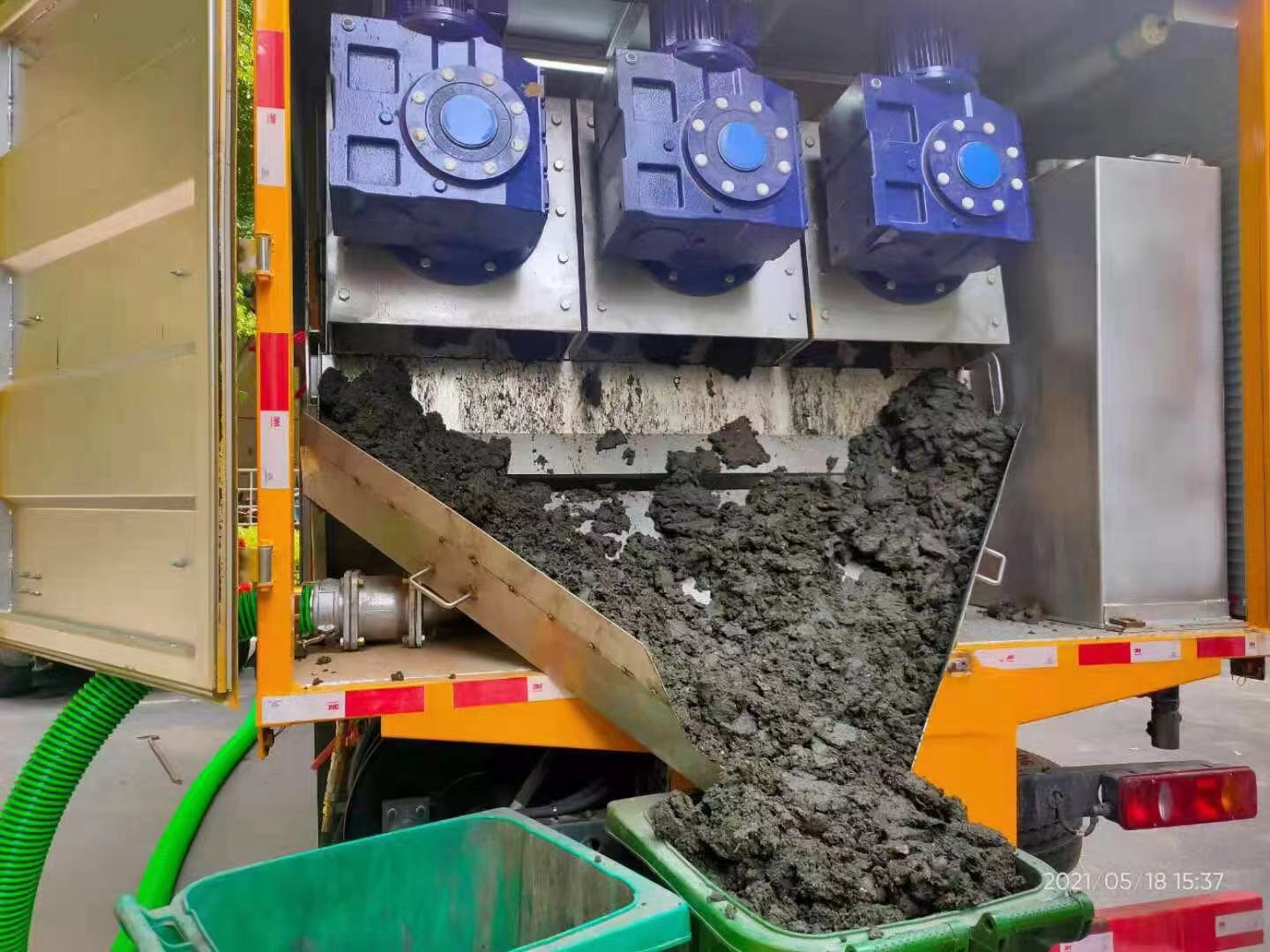 荣成化粪池清掏城市维护站-泥浆净化干湿分离处理